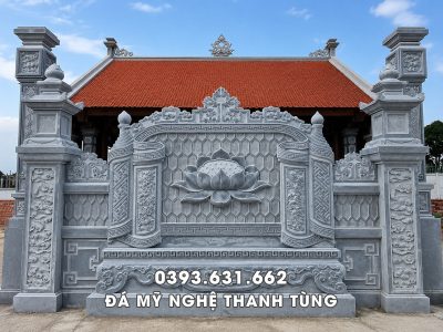 Mẫu Cuốn Thư Đá Nhà Thờ Họ - Từ Đường Chuẩn Phong Thủy, Tâm Linh
