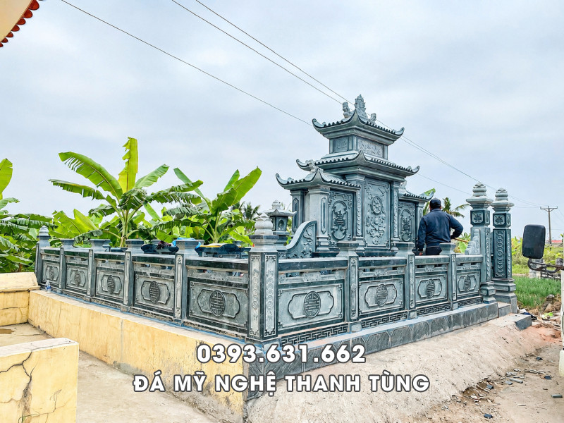 Mẫu Lan Can Đá - Tường Rào Đá khu Lăng Mộ Đẹp, Giá Rẻ 4 Mẫu Lan Can Đá - Tường Rào Đá khu Lăng Mộ Đẹp, Giá Rẻ