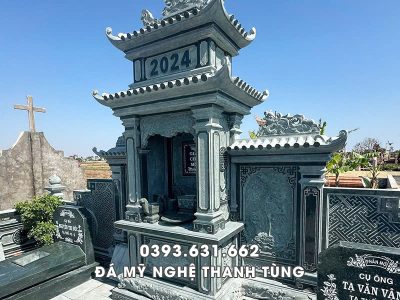 Xây Lăng Mộ đá bền đẹp, chất lượng, giá hợp lý tại Làng đá Ninh Bình 5 Mau Lang tho da cho Lang Mo dep