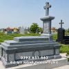 Mẫu Mộ Đá Công Giáo Đá Xanh Rêu Tại Ninh Bình 2026 2 Mau Mo Da Cong Giao Da Xanh Reu Tai Ninh Binh 2026