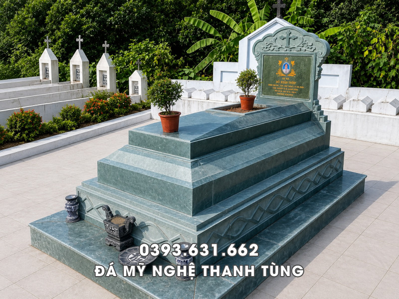 Xây Mộ Đá Công Giáo Uy tín cho phần mộ của người thân trong gia đình 4 Xây Mộ Đá Công Giáo Uy tín cho phần mộ của người thân trong gia đình