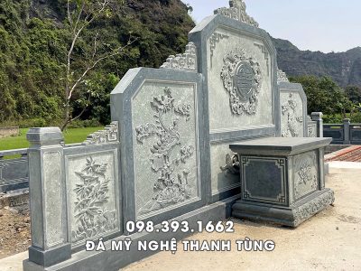Binh Phong Lang Mo to bang da xanh reu Mau Binh phong da