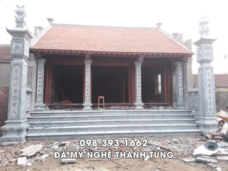 t Cột đá Vuông - Cột đèn Nhà thờ họ (Cột đồng trụ) 4 t Cột đá Vuông - Cột đèn Nhà thờ họ (Cột đồng trụ)