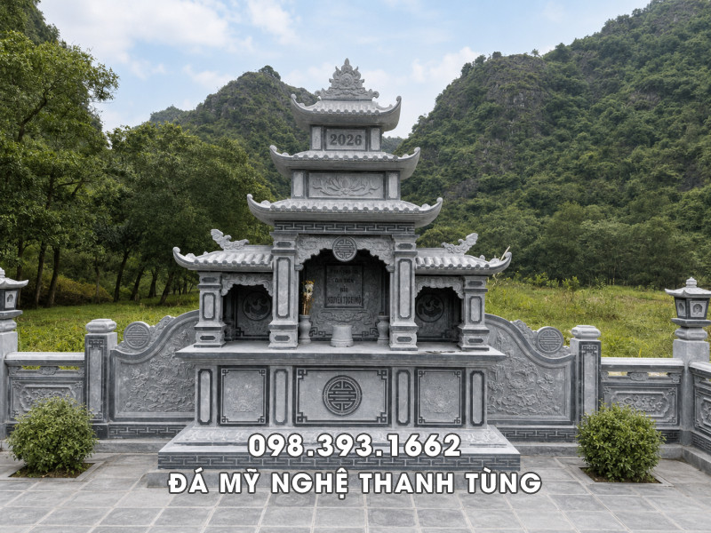 Lăng thờ đá tam quan 3 mái (Lăng thờ 3 mái) 4 Lăng thờ đá tam quan 3 mái (Lăng thờ 3 mái)