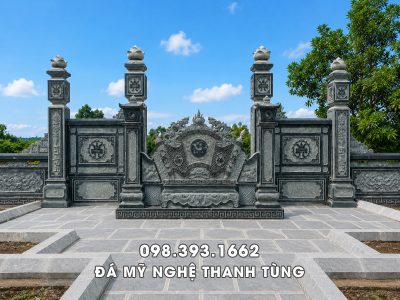 Mẫu Cuốn thư đá khu Lăng Mộ gia tộc được nhiều gia đình lựa chọn