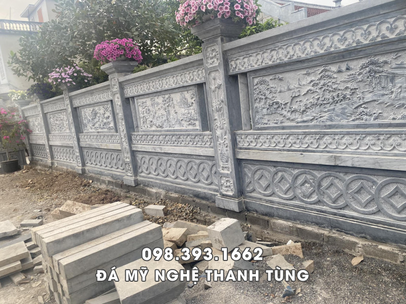 Mẫu Lan can đá Nhà thờ tổ - Từ đường 4 Mẫu Lan can đá Nhà thờ tổ - Từ đường