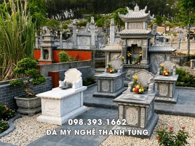 Mẫu Lăng Mộ đá nhỏ cho gia đình đẹp, chất lượng, giá hợp lý