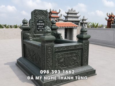 Mẫu Mộ Quây Đá xanh rêu Thanh Hóa - Mẫu Mộ Tổ