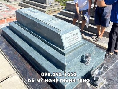 Mẫu Mộ công giáo chôn 1 lần đơn giản - nguyên khối