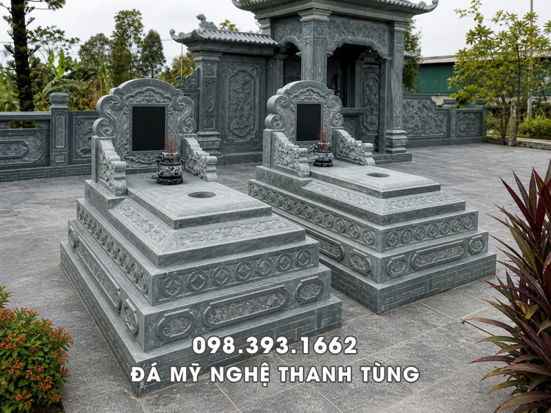 Mẫu Mộ đá 5 cấp - Xây Mộ đá bền đẹp, chất lượng 4 Mẫu Mộ đá 5 cấp - Xây Mộ đá bền đẹp, chất lượng