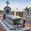 Mẫu Mộ đá công giáo nguyên khối chôn 1 lần 2 Mau Mo da cong giao nguyen khoi chon 1 lan