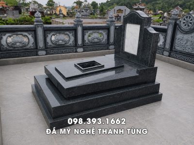 Mẫu Mộ granite đẹp tại khu Lăng Mộ Bố Mẹ