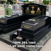 Mộ đôi Công giáo đẹp - Lăng Mộ đá granite Công giáo đôi 1 Mo doi Cong giao dep Lang Mo da granite Cong giao doi