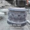 Tảng Bồng đá Nhà thờ họ - Nhà thờ tổ kê chân cột gỗ 2 Tang Bong da Nha tho ho Nha tho to ke chan cot go
