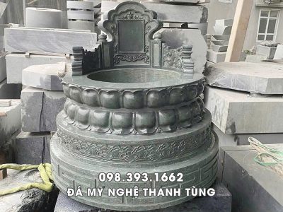 Xây Mộ đá tròn - Có nên xây Mộ cho Bố Mẹ bằng Mộ tròn không