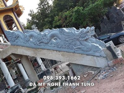 Đặt Lan can Rồng đá - bậc đá
