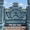 Mau Binh Phong Cuon thu da Xanh Reu cho Lang Mo gia dinh
