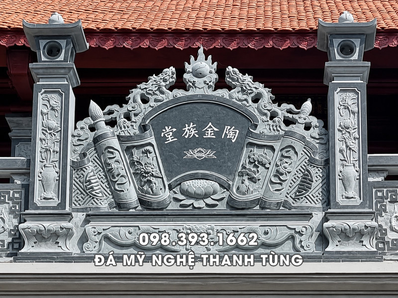 Mau Binh Phong Nha tho to nen cham khac hoa van gi