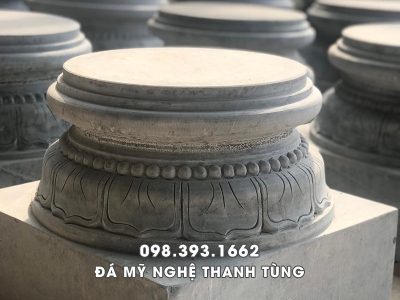 Mẫu Chân kê cột bằng đá xanh đen tự nhiên