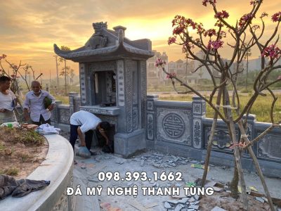 Mẫu Lăng thờ tổ 1 mái tại khu Mộ tổ gia tộc