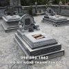 Mẫu Mộ đá 3 cấp tại Ninh Bình - Báo giá Mộ 3 cấp đẹp 1 Mau Mo da 3 cap tai Ninh Binh Bao gia Mo 3 cap dep
