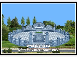 Thiet ke lang mo tron lang mo to tron dep phong thuy
